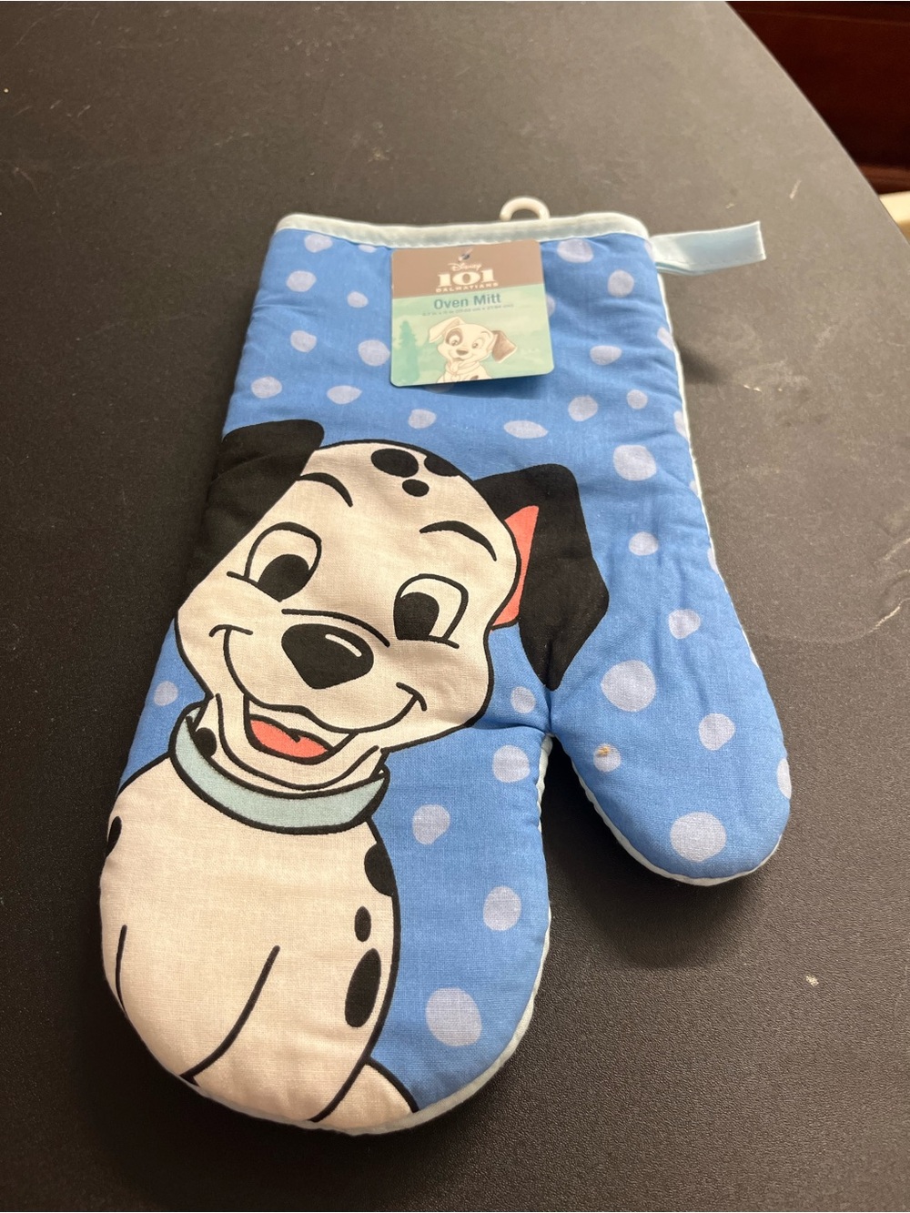 Disney 101 Dalmatians Blue Oven Mitt - Cute Dalmatian Design